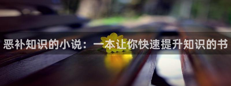 办公室隐婚全本小说免费阅读：恶补知识的小说：一本让你快速提升知识的书