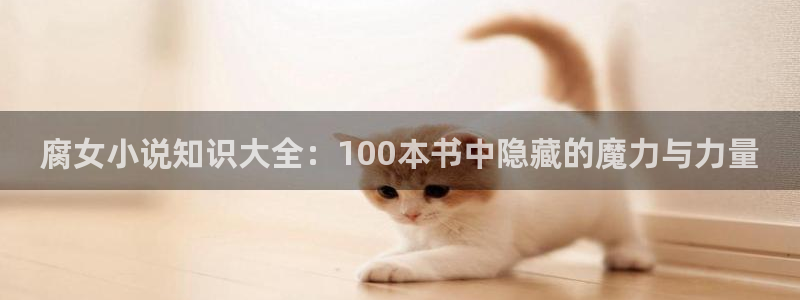绍宋免费阅读全本小说：腐女小说知识大全：100本书中隐藏的魔力与力量